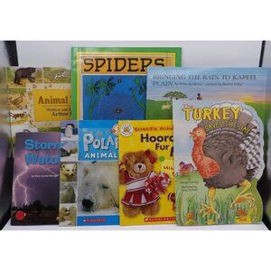 Children's Book Bundle Ltot of 7 Featuring Scholastic, Troll Titles, and Build-A